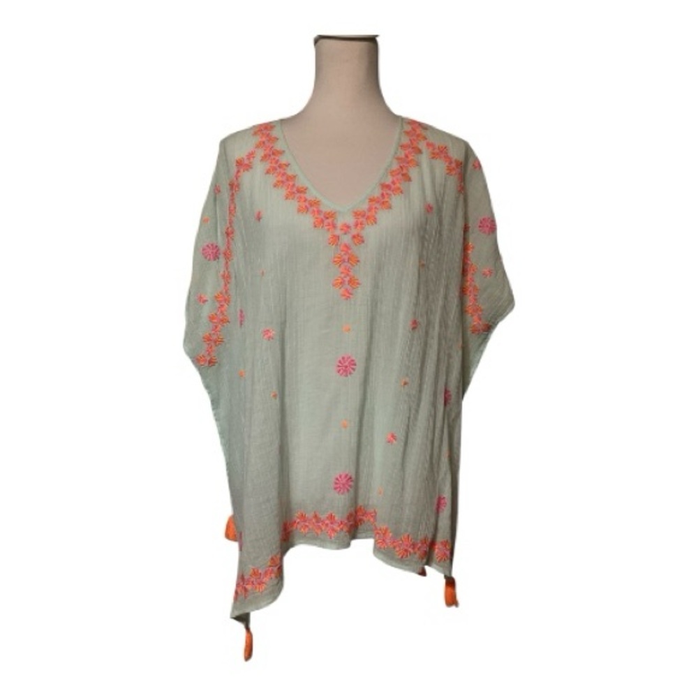 Lilly Pulitzer Sydney Gauze Tunic Caftan Coverup Size S